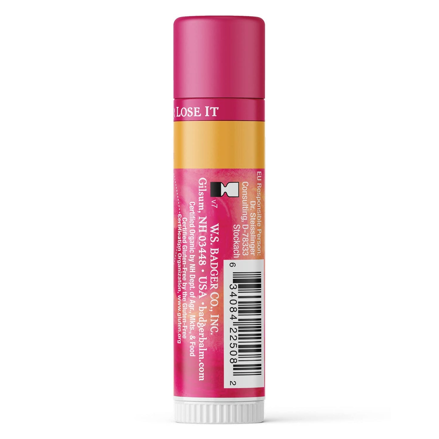 W.s. Badger, Pink Grapefruit Classic Lip Balm, 0.15 Ounce Beauty and Personal Care Badger
