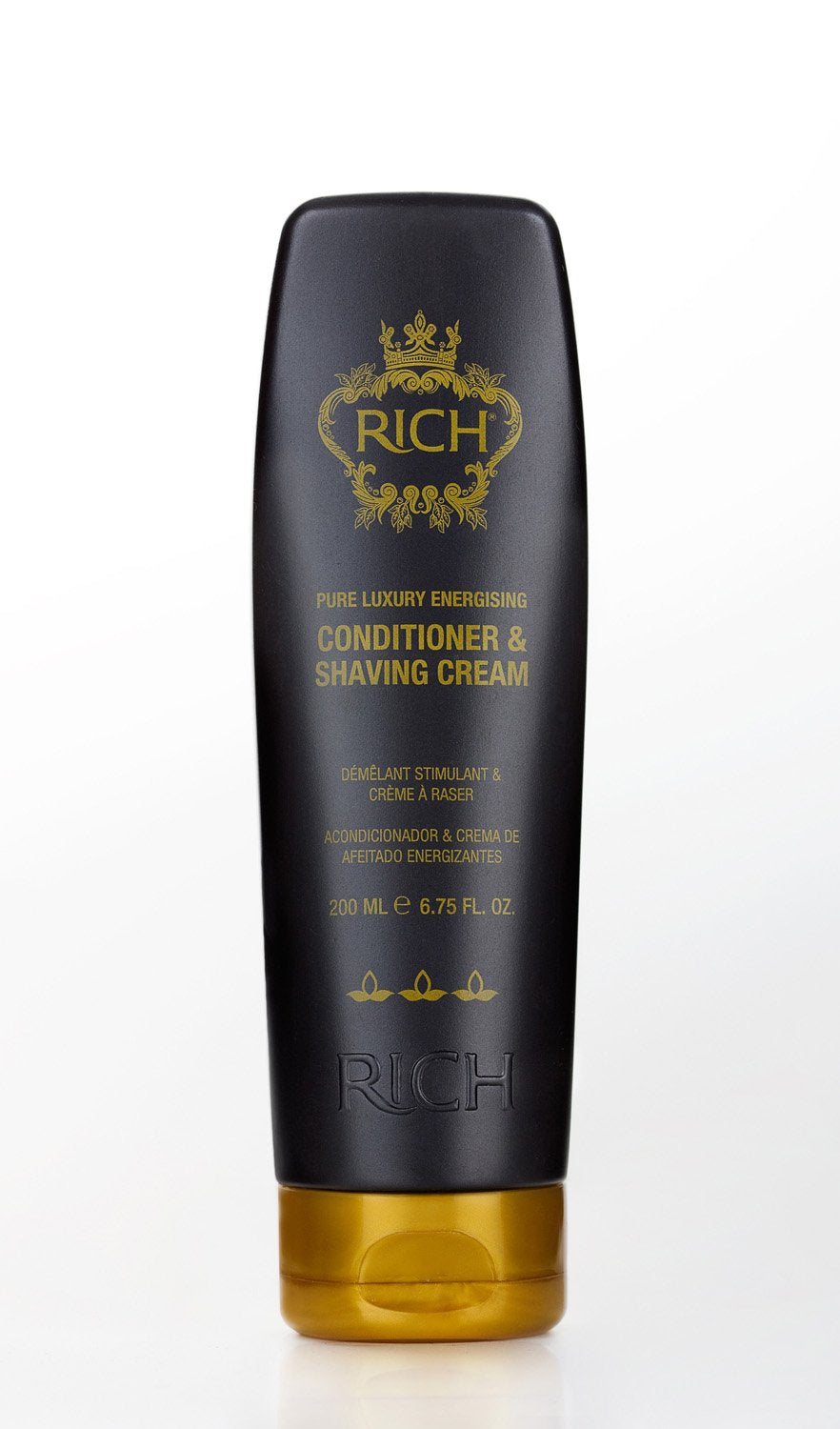 RICH Hair Care Pure Luxury Energizing Conditioner and Shaving Cream, 6.75 oz. Beauty and Personal Care RICH