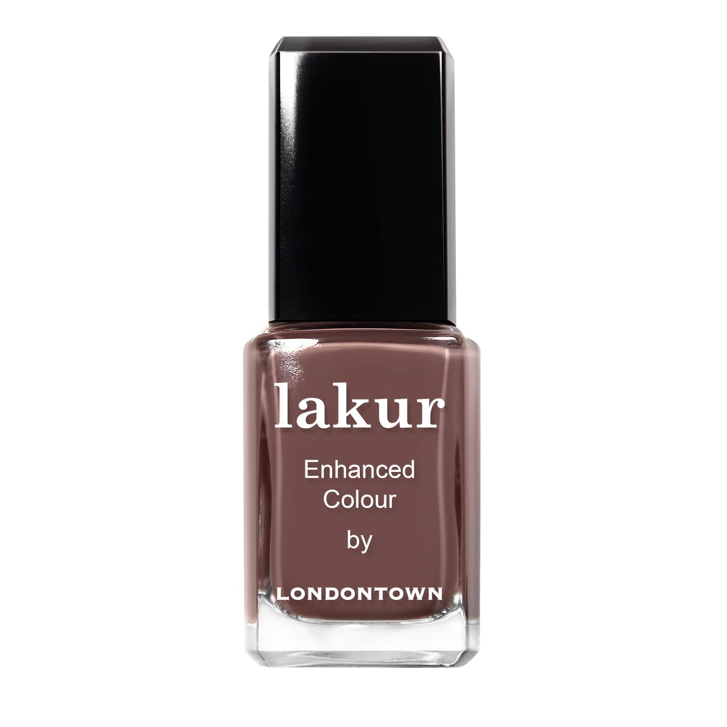 LONDONTOWN lakur Nail Polish - Chip-Resistant, Non-Toxic, Conditions & Hydrates Nails | Glossy Creamy Brown, Natural Charm, .40 fl oz Beauty & Personal Care LONDONTOWN