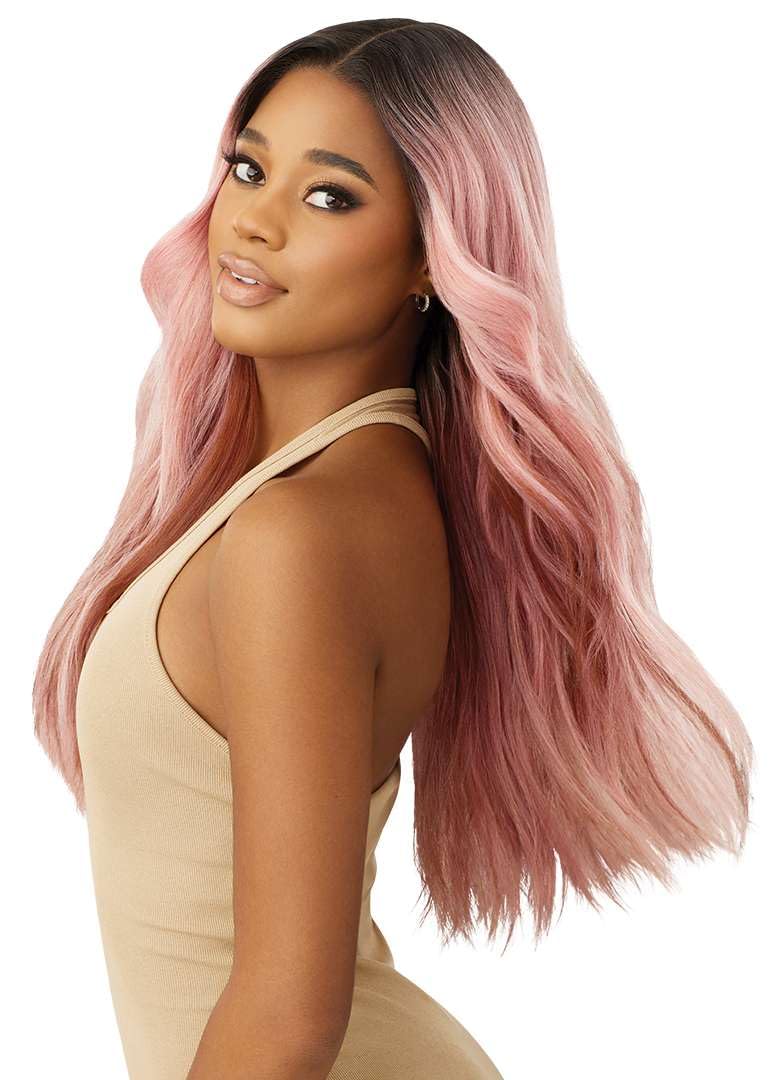 Outre Lace Front Wig - Melted Hairline - Caroline (DRST4/WILD HONEY SWIRL)