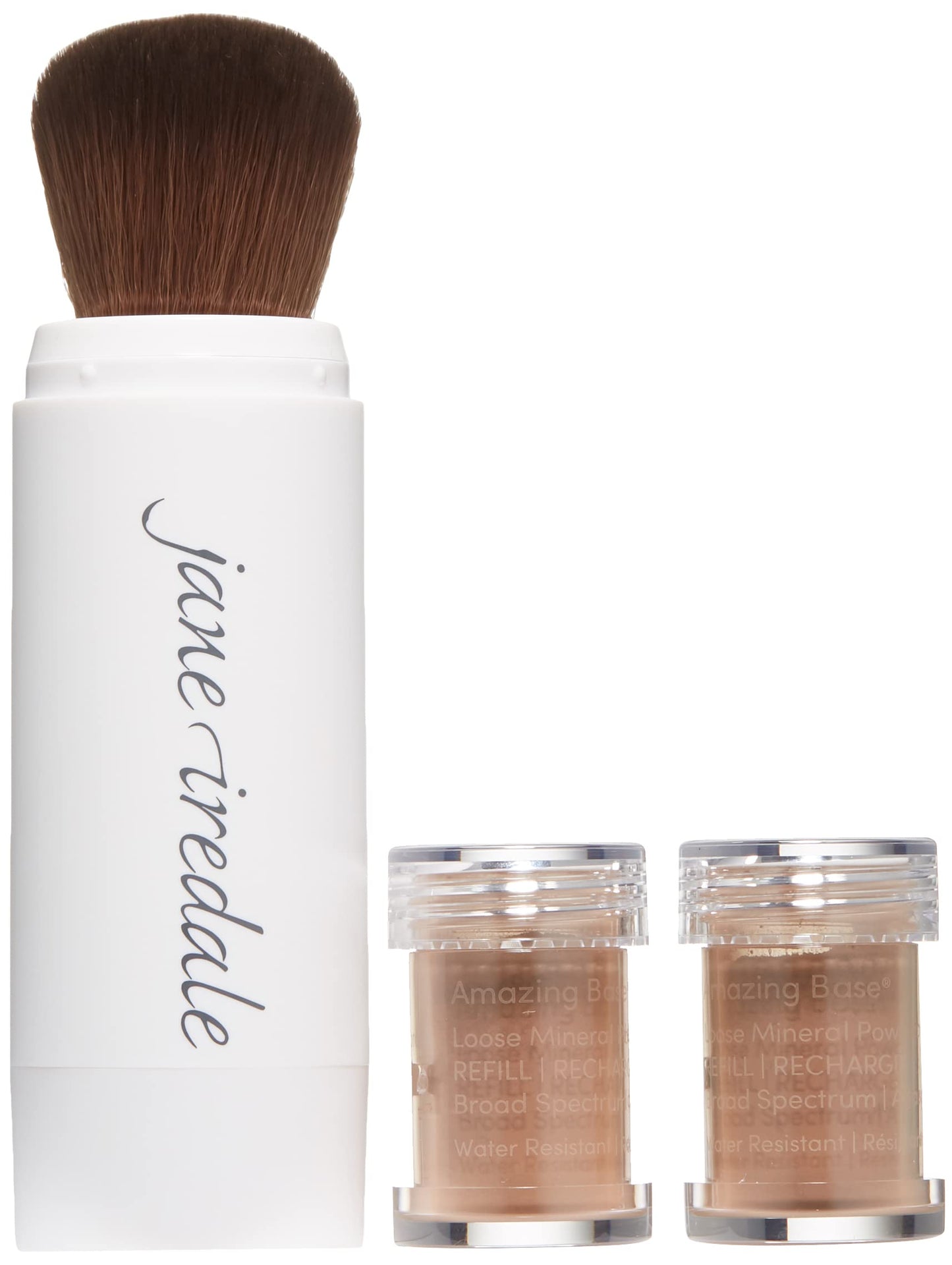 jane iredale Amazing Base Refillable Brush, Cocoa, 0.18 oz. Beauty & Personal Care jane iredale