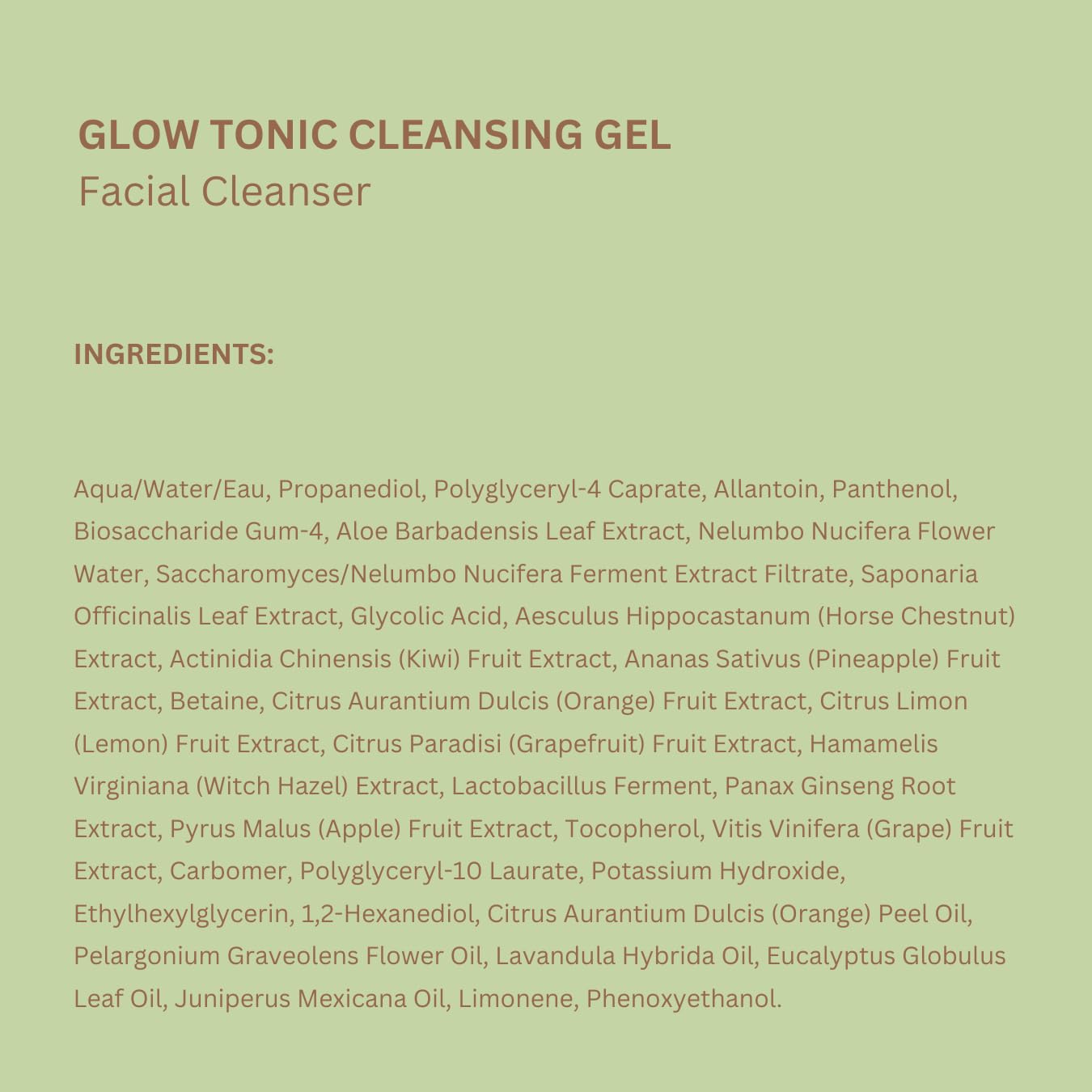 Pixi Glow Tonic Cleansing Gel | Glycolic Acid Facial Cleanser | Gently Exfoliates, Tones & Energizes Skin | With Ginseng, Aloe & Horse Chestnut | 4.57 Beauty & Personal Care Pixi