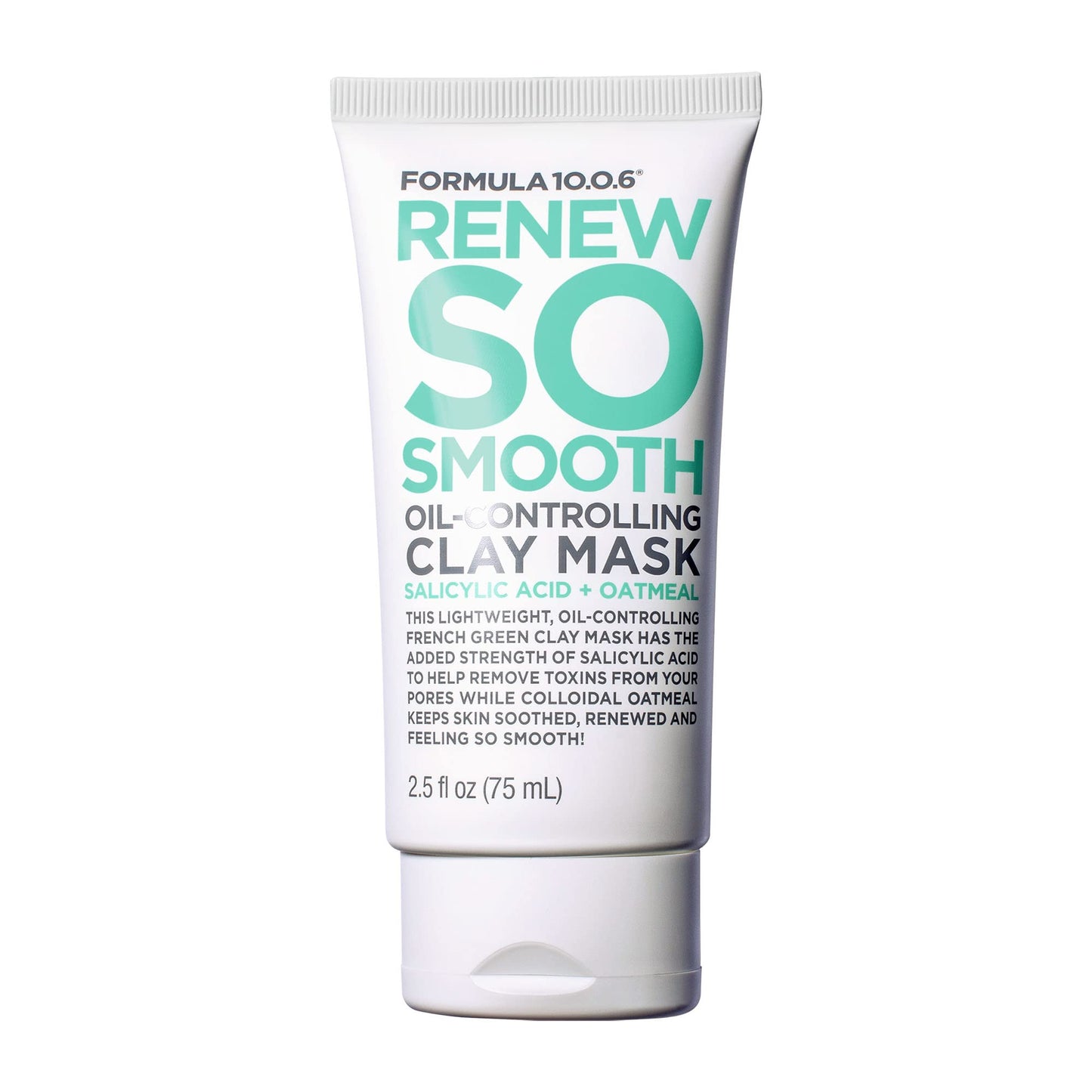 FORMULA 10.0.6 - Renew So Smooth Oil-Controlling Clay Mask 2.54 fl oz (75ml) Beauty & Personal Care FORMULA 10.0.6