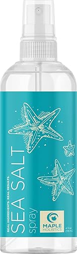 Volumizing Sea Salt Spray for Hair - Texturizing Beach Waves Spray & Hair Mist Curl Activator - Non Sticky Styling Beach Hair Spray for Men and Women Beauty & Personal Care Maple Holistics