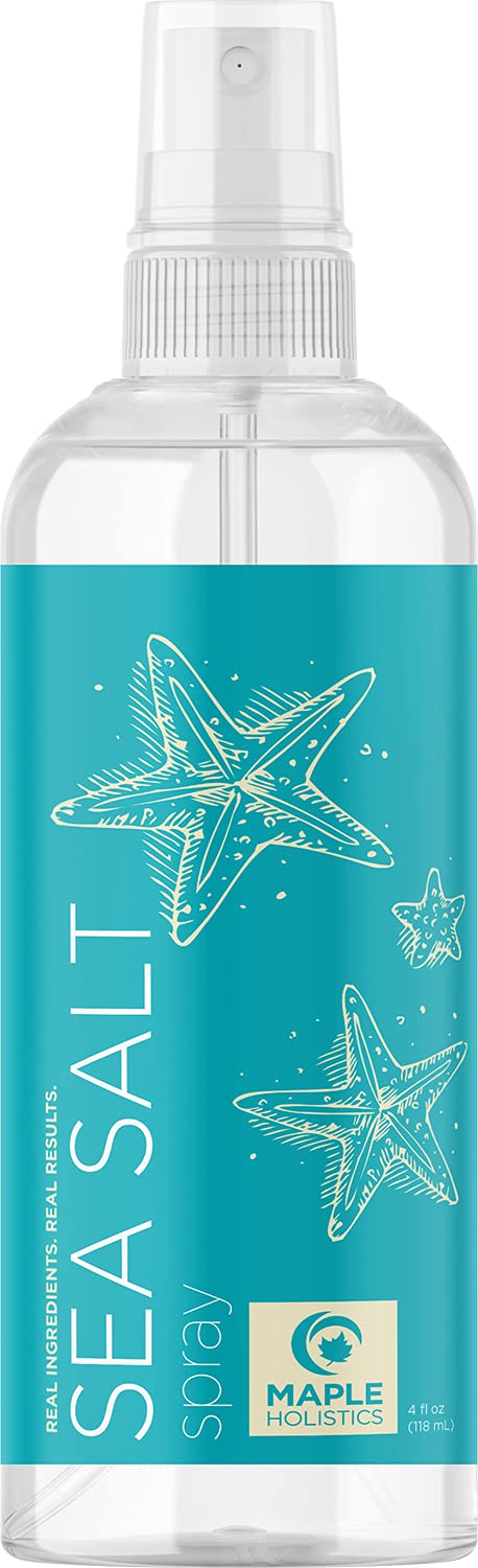 Volumizing Sea Salt Spray for Hair - Texturizing Beach Waves Spray & Hair Mist Curl Activator - Non Sticky Styling Beach Hair Spray for Men and Women Beauty & Personal Care Maple Holistics