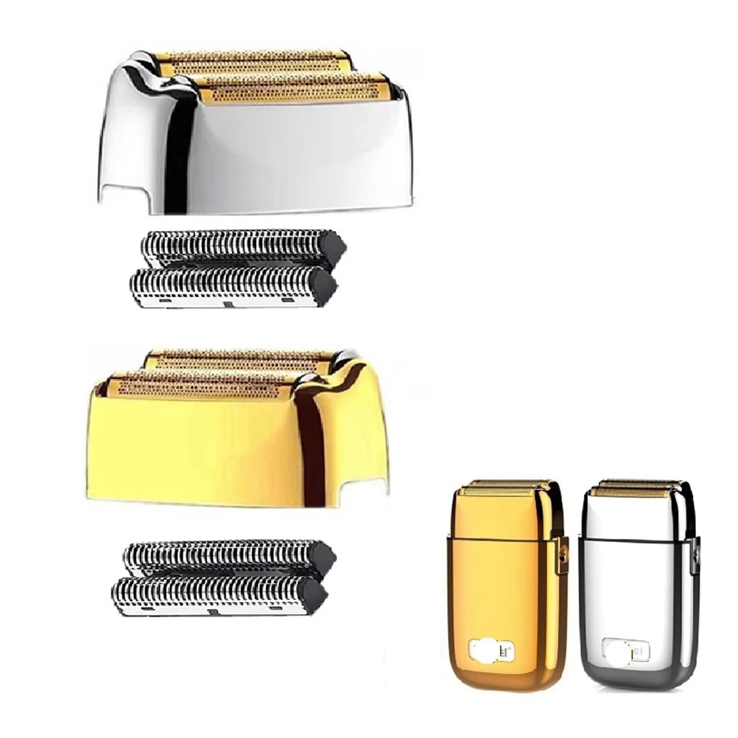 Replacement Blade Foil & Cutter Head Set?Compatible with Kemei KM-TX1/KM-TX3 Electric Shaver Razor Accessories(Gold) Beauty and Personal Care ITDKSTYKN
