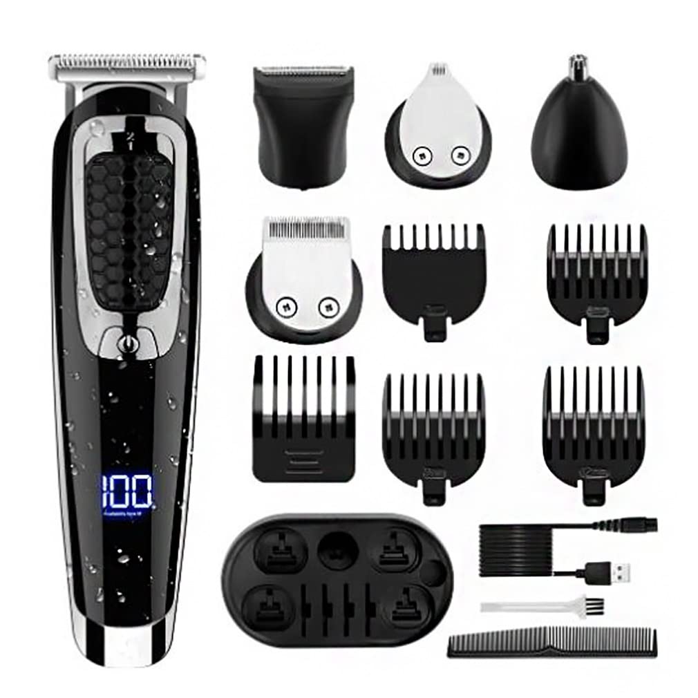 QDKVTNDJZ Hair Clippers for Men, Professional Electric Trimmer for Body Beard trimer Male Cutting Machine Haircut Mustache Cordless Kit Beauty and Personal Care QDKVTNDJZ