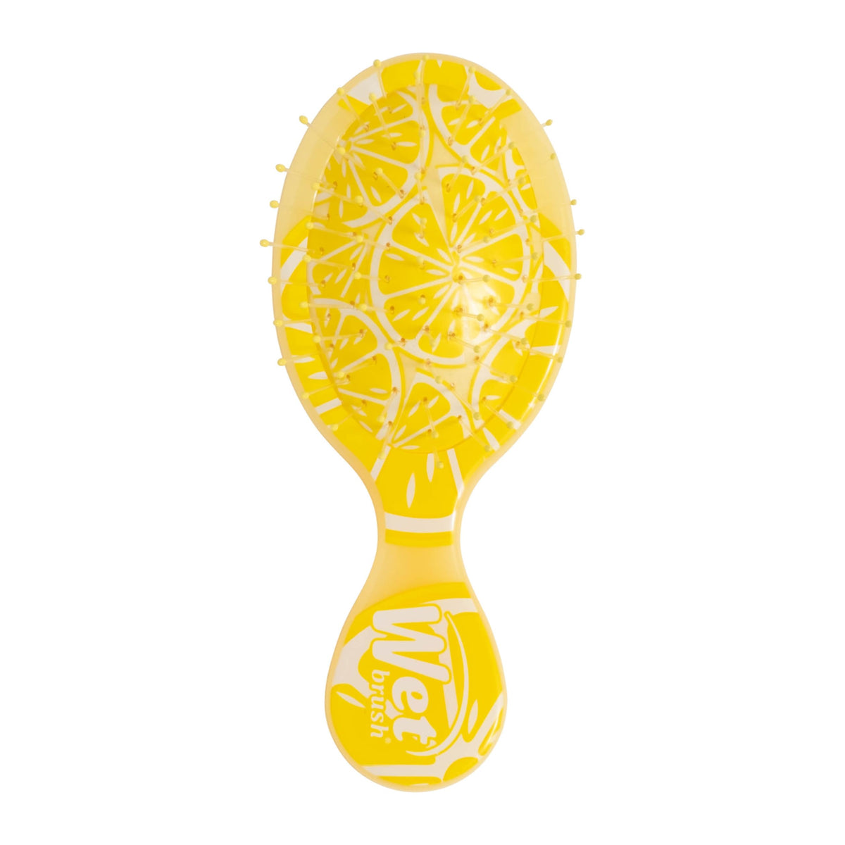 Wet Brush Mini Detangler Hair Brush, Lemon (Tutti Fruitti), Detangling Travel Hairbrush, Ultra-Soft IntelliFlex Bristles Glide Through Tangles with