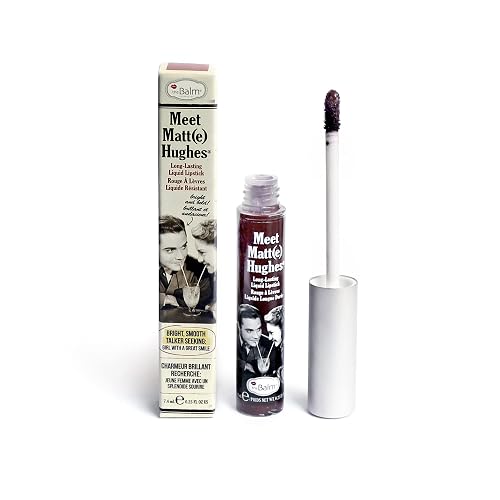 Meet Matte Hughes Long Lasting Liquid Lipstick - Fierce by the Balm for Women - 0.25 oz Lip Gloss Beauty & Personal Care theBalm