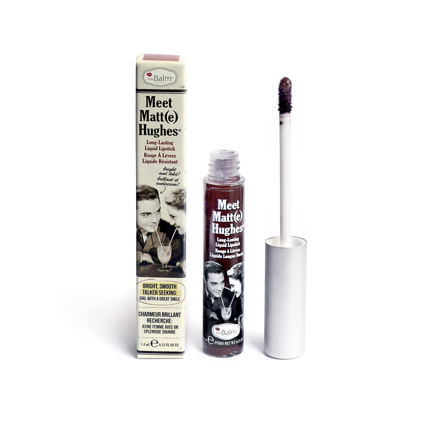 Meet Matte Hughes Long Lasting Liquid Lipstick - Fierce by the Balm for Women - 0.25 oz Lip Gloss Beauty & Personal Care theBalm