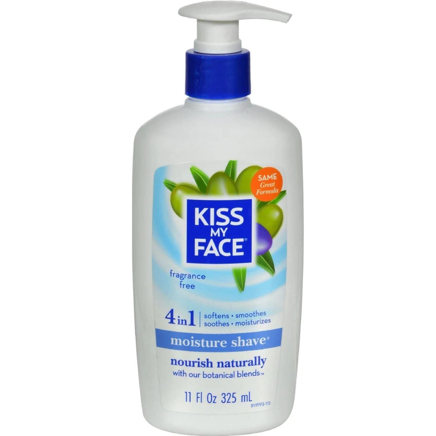 Kiss My Face Moisture Shave, Fragrance Free, 11 oz Beauty and Personal Care Kiss My Face