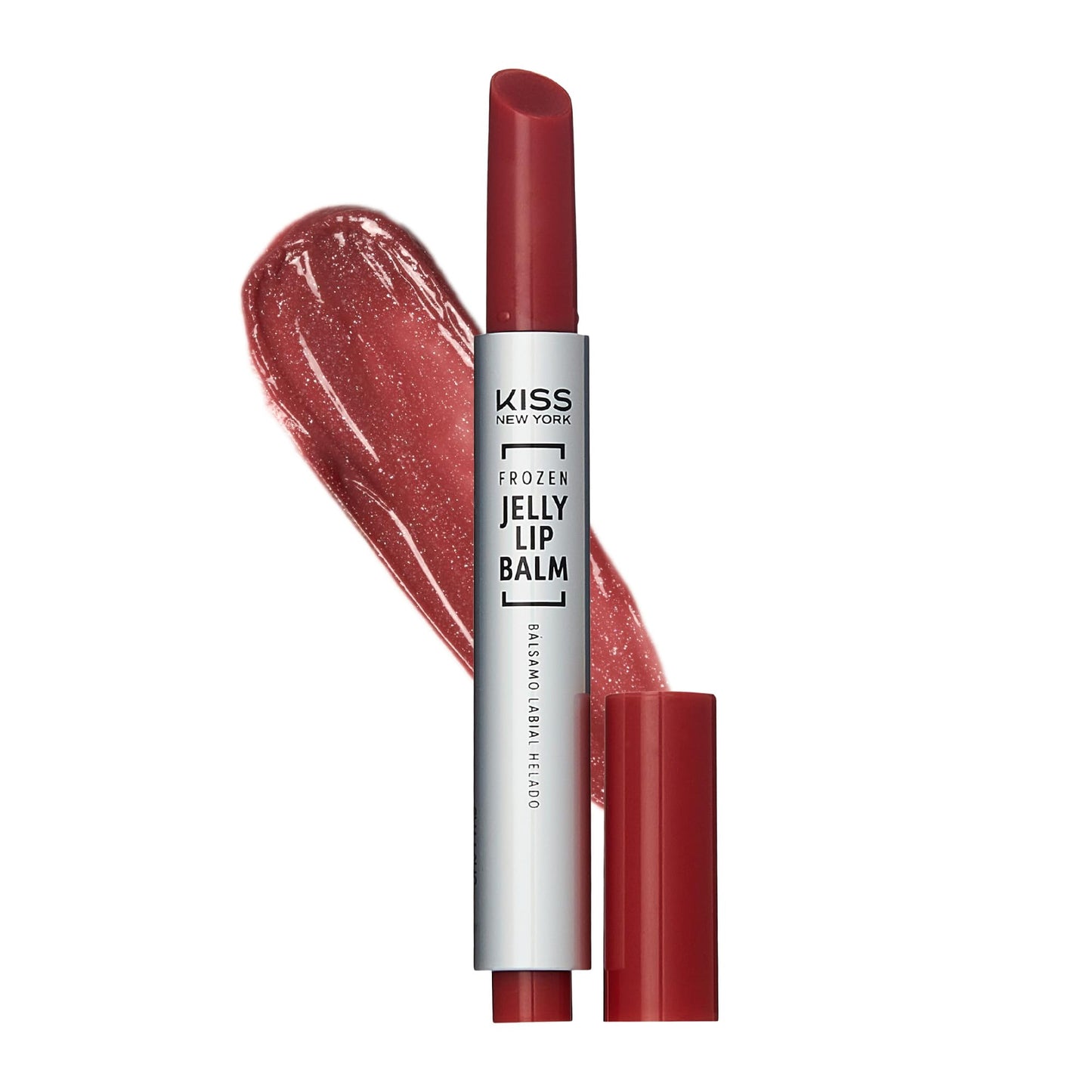 KISS NEW YORK Frozen Jelly Lip Balm Pen, High Shine Lip Gloss for Sheer Tint, Hydrating Melting Lipstick With Hyaluronic Acid, Cooling Effect Beauty and Personal Care Kiss