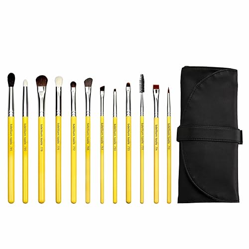 Bdellium Tools Professional Makeup Brush Studio - Eyes 12pc. Brush Set with Roll-Up Pouch Beauty & Personal Care BDELLIUM TOOLS