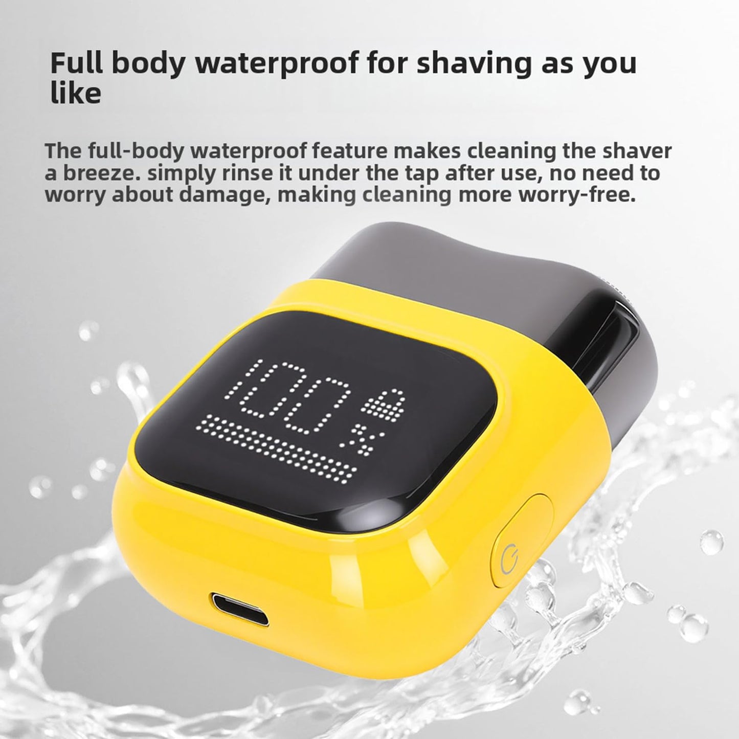 RiToEasysports Electric Beard Trimmer, LCD Display 400mAh Battery Alloy Body Men's Grooming Tool for Travel Home and Professional Use Beauty and Personal Care RiToEasysports