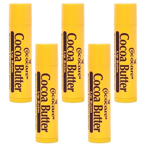 Cococare Cocoa Butter Lip Balm - The Little Yellow Stick Enriched with Natural Cocoa Butter - Conditions & Protects Lips with Hydrating Formula Beauty & Personal Care COCOCARE
