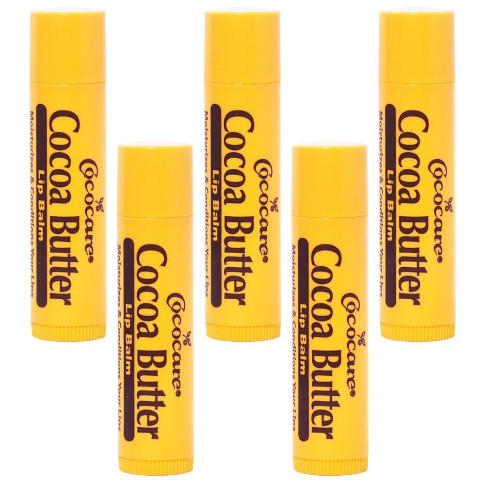 Cococare Cocoa Butter Lip Balm - The Little Yellow Stick Enriched with Natural Cocoa Butter - Conditions & Protects Lips with Hydrating Formula Beauty & Personal Care COCOCARE