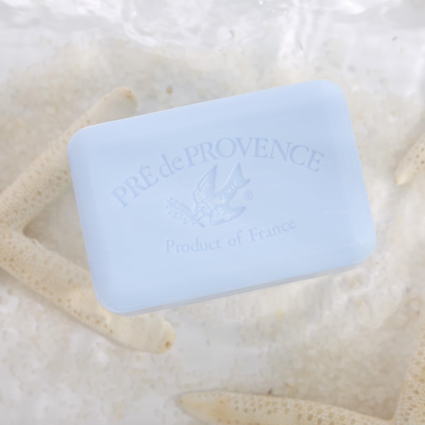 Pre de Provence Artisanal Soap Bar, Enriched with Organic Shea Butter, Natural French Skincare, Quad Milled for Rich Smooth Lather, 8.8 Ounce, Ocean Beauty & Personal Care Pre de Provence
