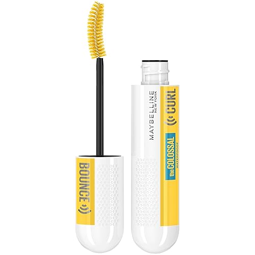 Maybelline Volum' Express Colossal Curl Bounce Waterproof Curling Mascara, Very Black, 1 Count Beauty & Personal Care MAYBELLINE