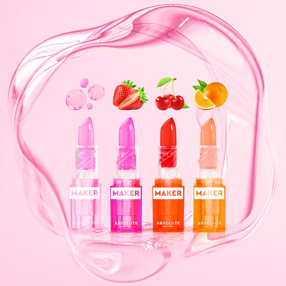 Absolute New York MLMM04 Match Maker Jelly Lipstick, Color Adapting Reacts to Natural PH, Non Sticky Finish Lipstick Beauty & Personal Care Absolute New York