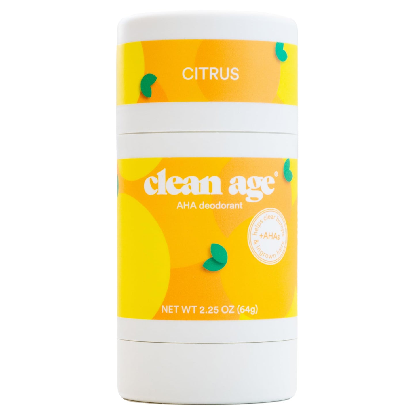 Clean Age Aluminum Free Deodorant, Citrus Scent, 2.25oz 1 Pack, Teen Deodorant for Boys and Girls, Paraben Free, No Aluminum for Sensitive Skin, Beauty and Personal Care CLEAN AGE