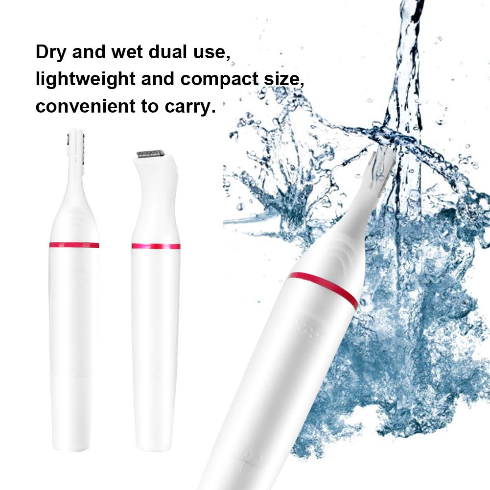 4-in-1 Electric Women Hair Shaver, Shaver Eyebrow Nose Bikini Hair Trimmer-Not Included Battery Beauty and Personal Care Brrnoo