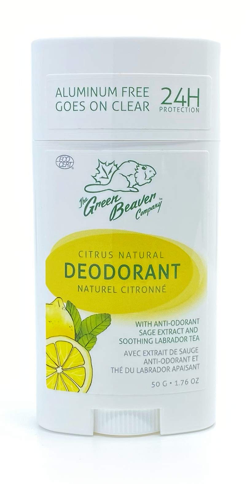 Green Beaver Citrus Deodorant Stick, 50 GR Beauty and Personal Care The Green Beaver Company