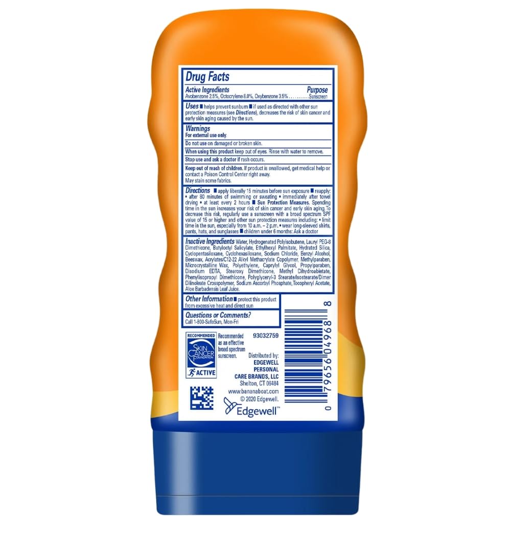 Banana Boat Sport Performance Sunscreen Lotion Spf 100 4 Ounce, 1 Count Beauty & Personal Care Banana Boat