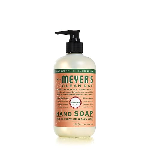 MRS. MEYER'S CLEAN DAY Hand Soap, Made with Essential Oils, Geranium, 12.5 fl. oz Beauty & Personal Care Mrs. MEYER'S