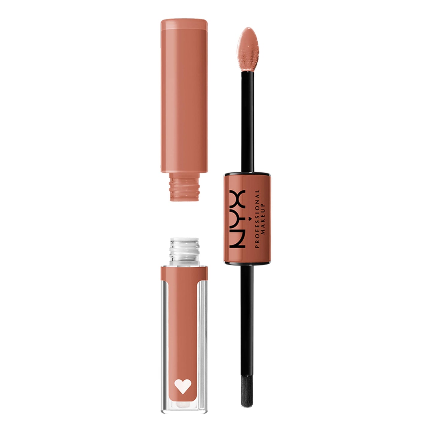 NYX PROFESSIONAL MAKEUP Shine Loud, Long-Lasting Liquid Lipstick with Clear Lip Gloss - Goal Crusher (Mid-Tone Beige) Beauty & Personal Care NYX PROFESSIONAL MAKEUP