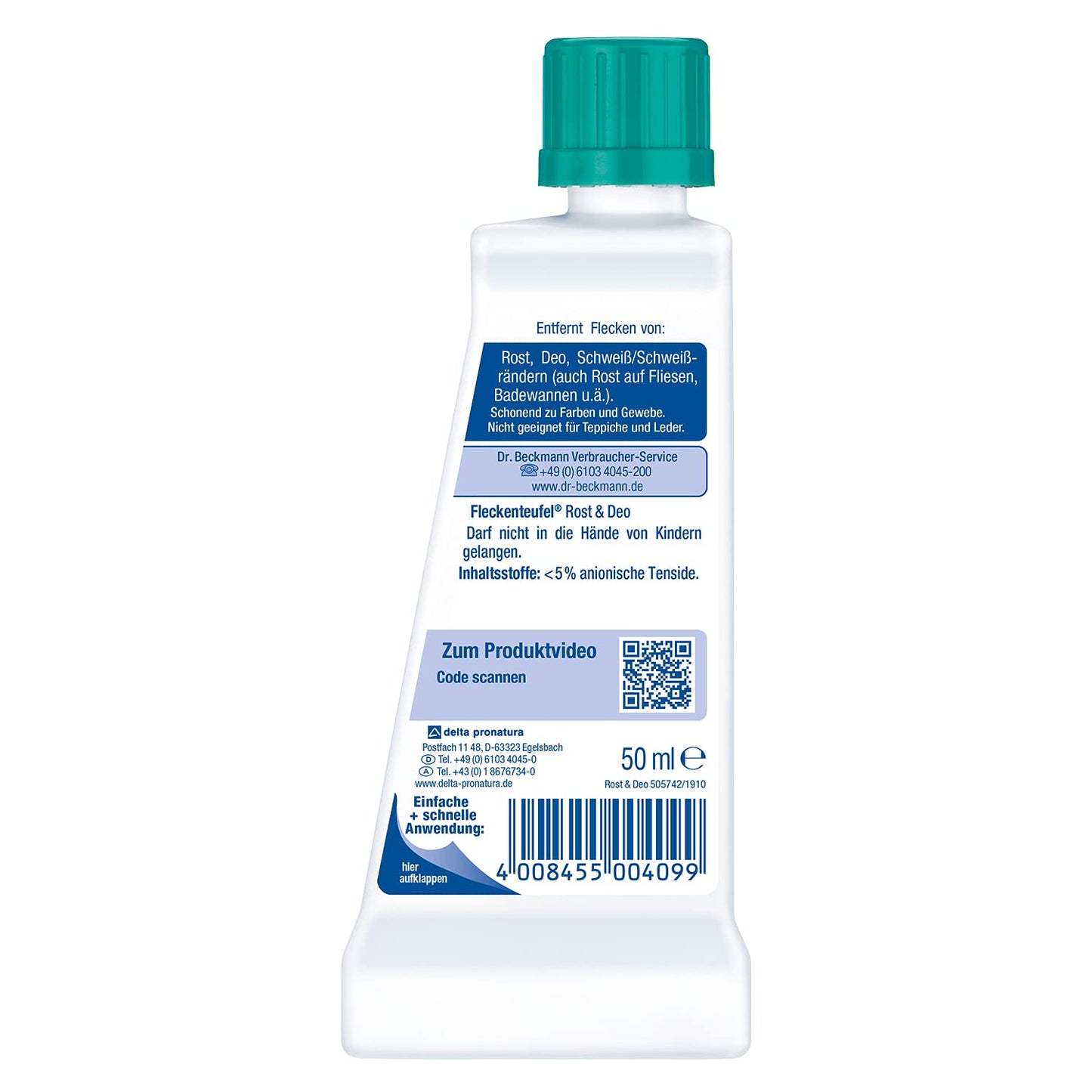 Dr.Beckmann Fleckenteufel Rost und Deo, 50 ml Beauty and Personal Care Dr. Beckmann