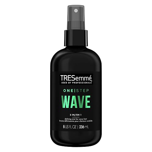 TRESemmé One Step 5-in-1 Leave-In Hair Styling Mist for Wavy Hair Wave Defining Mist Hair Care Product to Enhance Natural Waves 8 oz Beauty & Personal Care TRESemmé