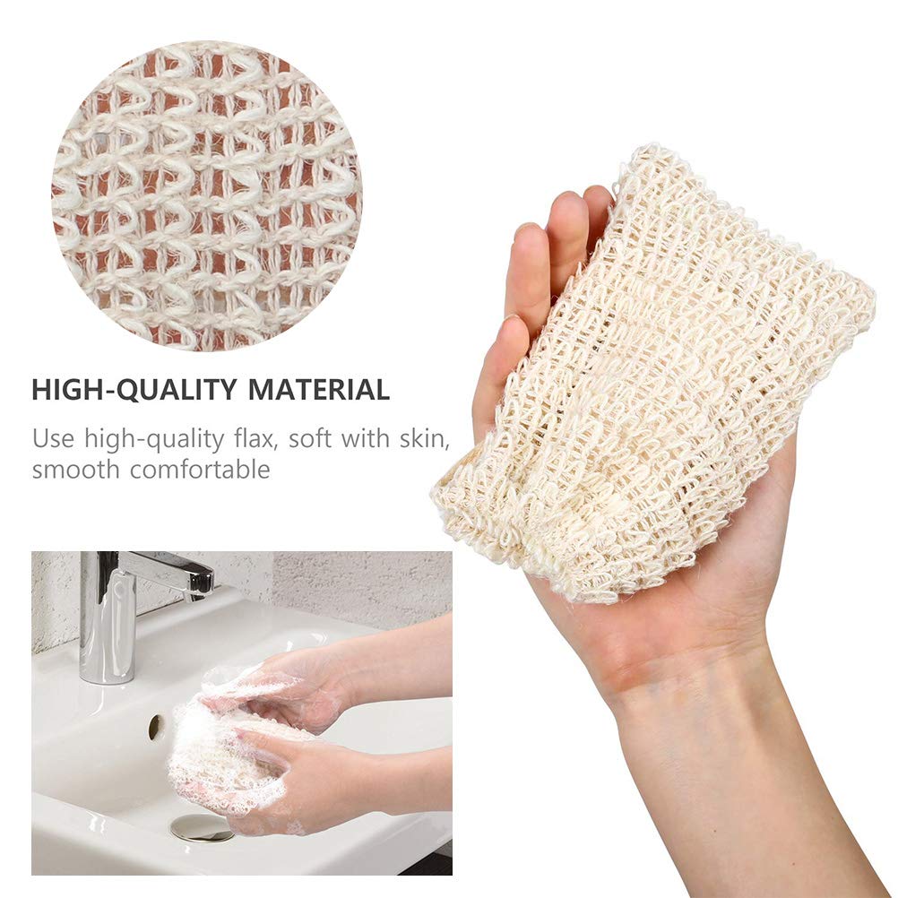 BUYGOO 20 Pack Soap Exfoliating Bag, Natural Soap Saver Hand Made Sisal Mesh Soap Bag Bar Soap Bag with Drawstring for Bath & Shower Use Beauty & Personal Care BUYGOO