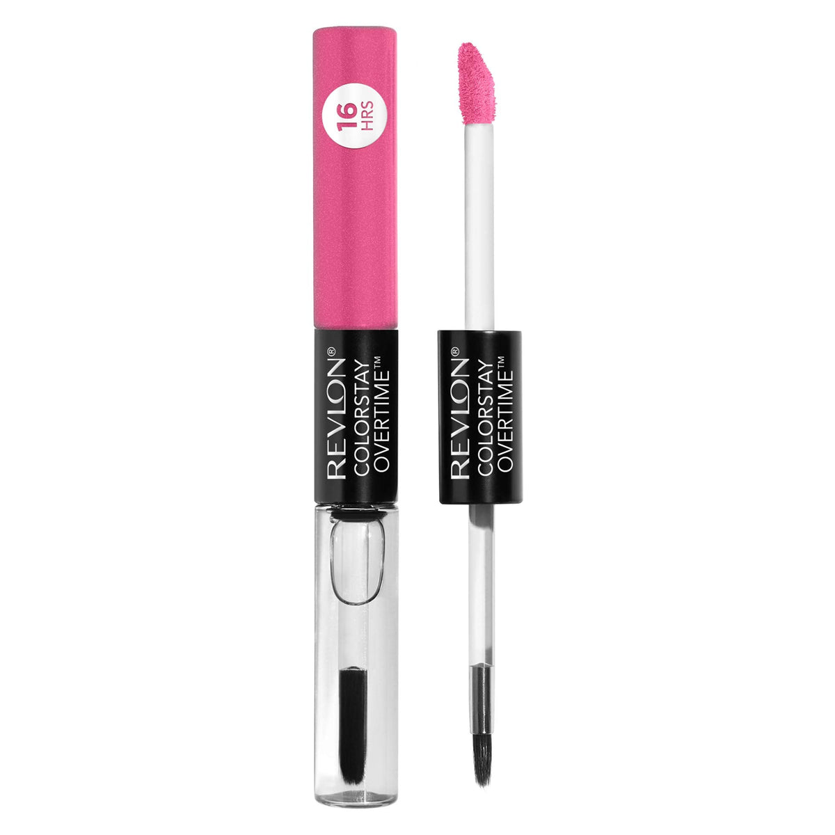 REVLON Liquid Lipstick with Clear Lip Gloss, ColorStay Face Makeup, Overtime Lipcolor, Dual Ended with Vitamin E in Pink, For Keeps Pink (490), 0.07 Beauty & Personal Care REVLON