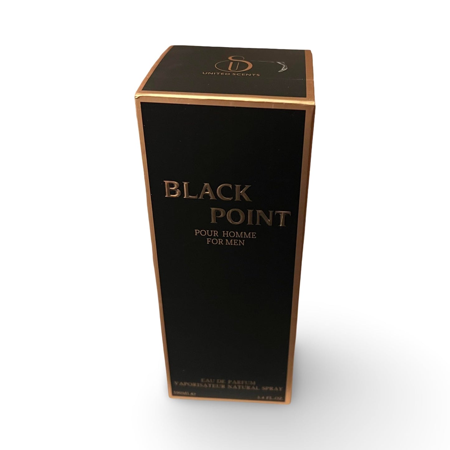 United Scents BLACK POINT Pour Homme Eau de Parfum for Men, Natural Spray with Star Anise and Citrus Notes, 3.4 Fl Oz, 100ml Beauty & Personal Care United Scents