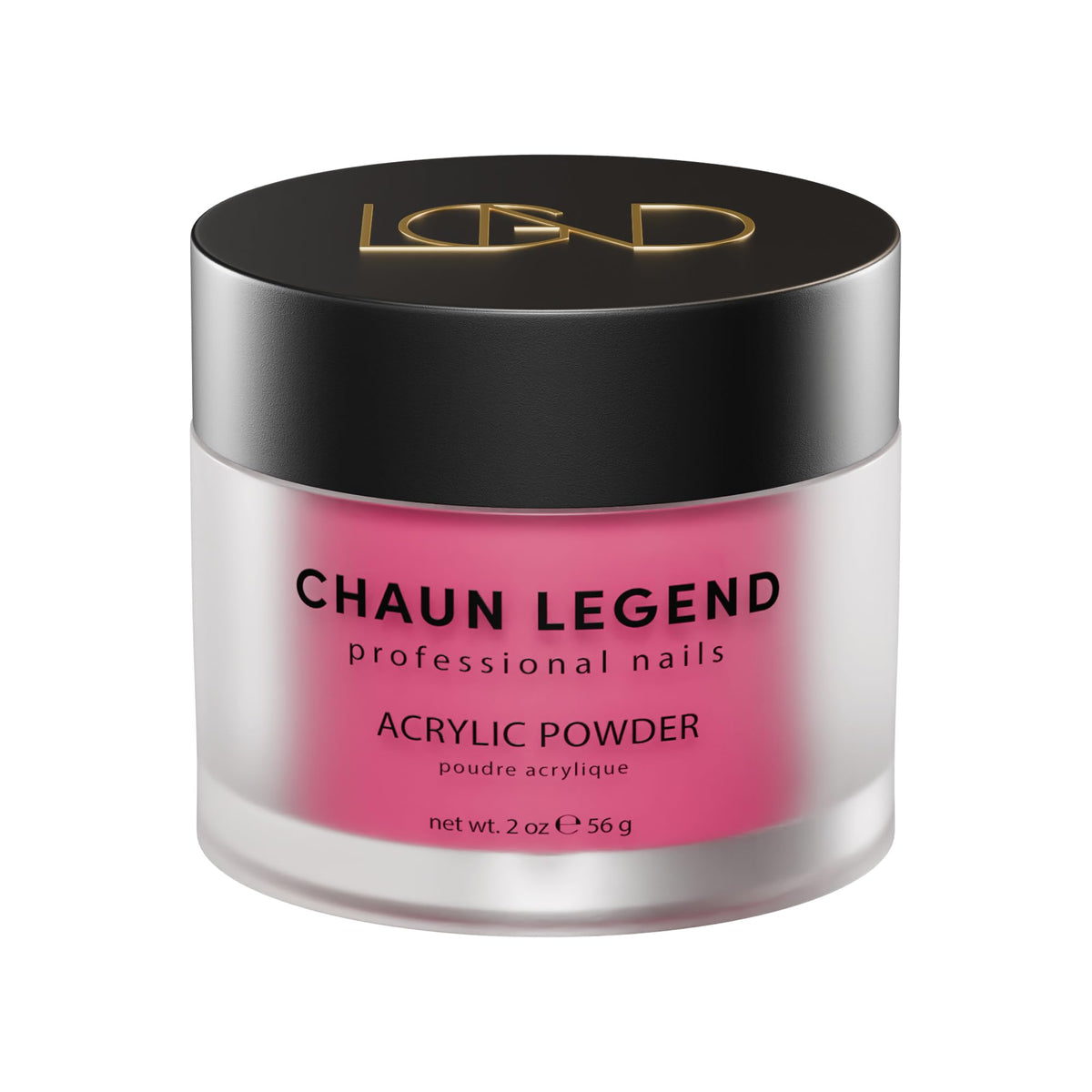 Chaun Legend Acrylic Powder, 2oz Long Lasting Salon Quality, Bubble Free, Self Leveling Professional Manicures, Fake Nails, Carving & Extensions, Ride