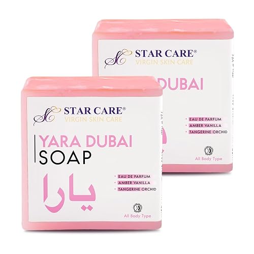 STAR CARE Yara Dubai Luxury Soap Bar - Deep Moisturizing & Exotic Fragrance, Natural Arabic Skincare, 3.5oz / 100g (2 Pack) Beauty & Personal Care STAR CARE