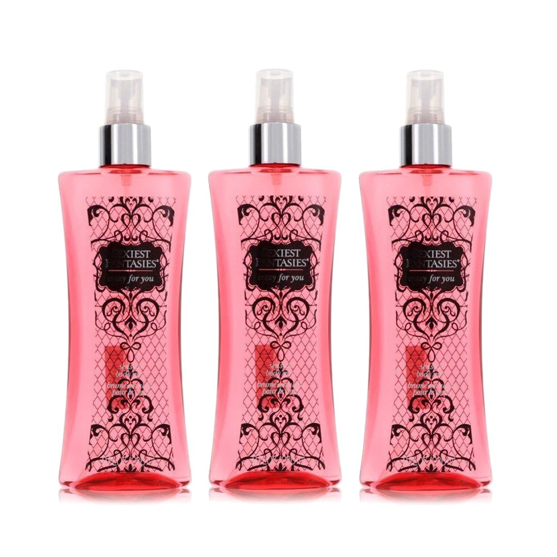 Parfums De Coeur Sexiest Fantasies Crazy For You Body Mist 8 oz (3) Beauty & Personal Care Parfums De Coeur