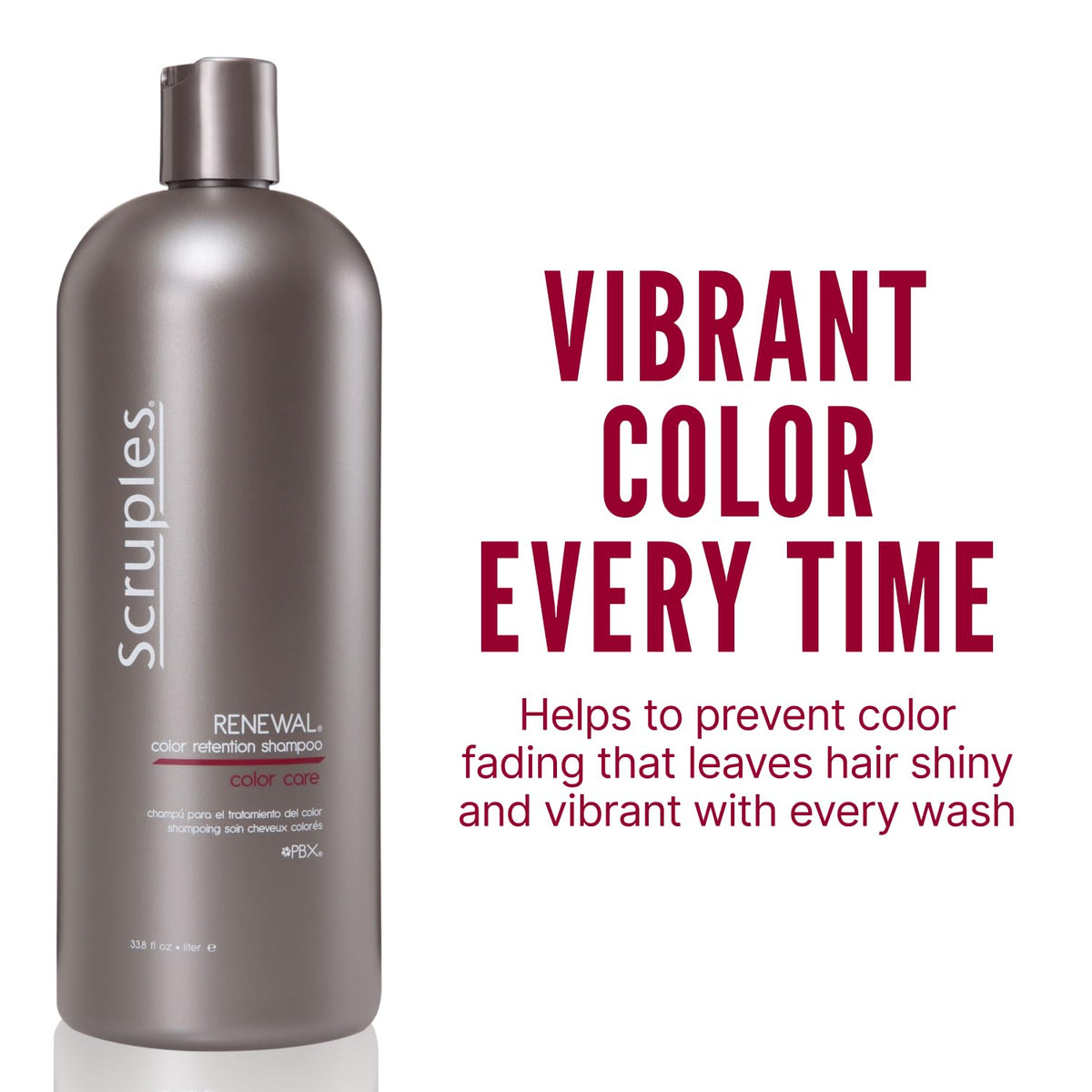Scruples Color Renewal Gentle Shampoo - Maintain Hair Health Without Stripping Color - Established, Trusted Formulas for Ultimate Hair Shine, 33.8 oz (Pack of 2) Beauty & Personal Care Scruples