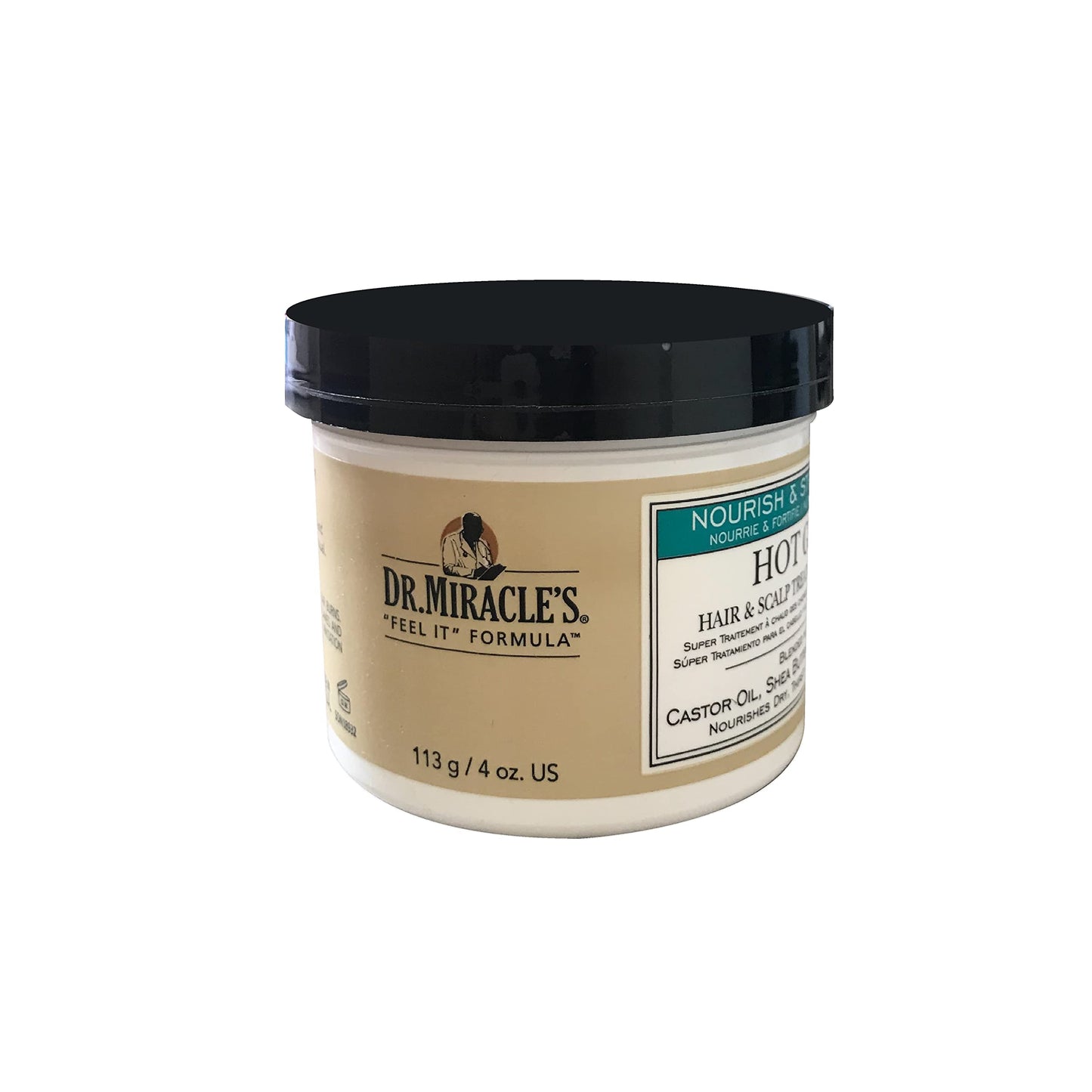 Dr. Miracle's Feel It Formula Hot Gro, Hair & Scalp Treatment 4 oz. (Pack of 2) by Dr. Miracle Beauty & Personal Care Dr. Miracle's