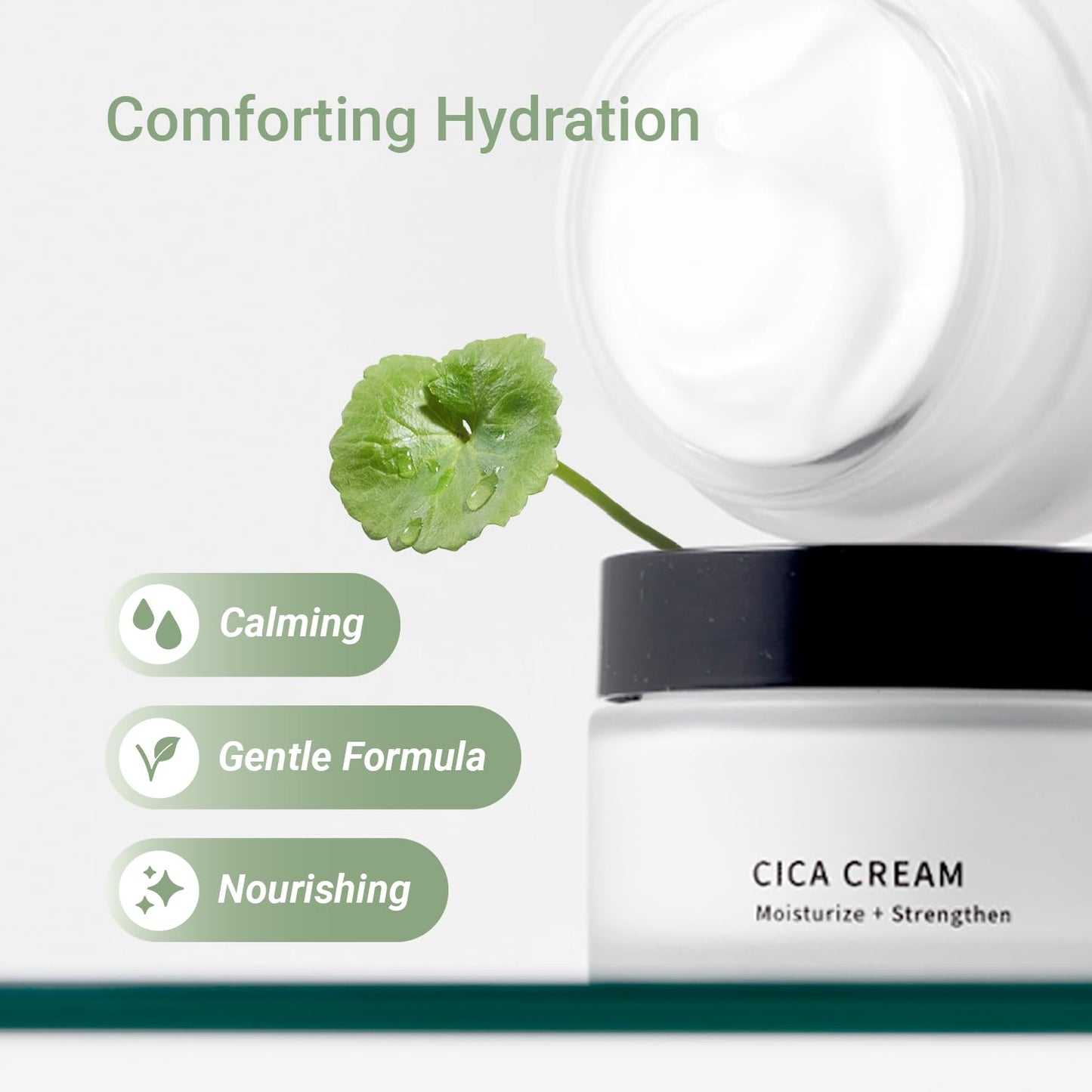 Meebak Cica Cream Daily Repair Moisturizer with Niacinamide, Ceramide & Retinol, Deep Hydration, Soothing, Sensitive Skin Friendly Beauty & Personal Care Meebak