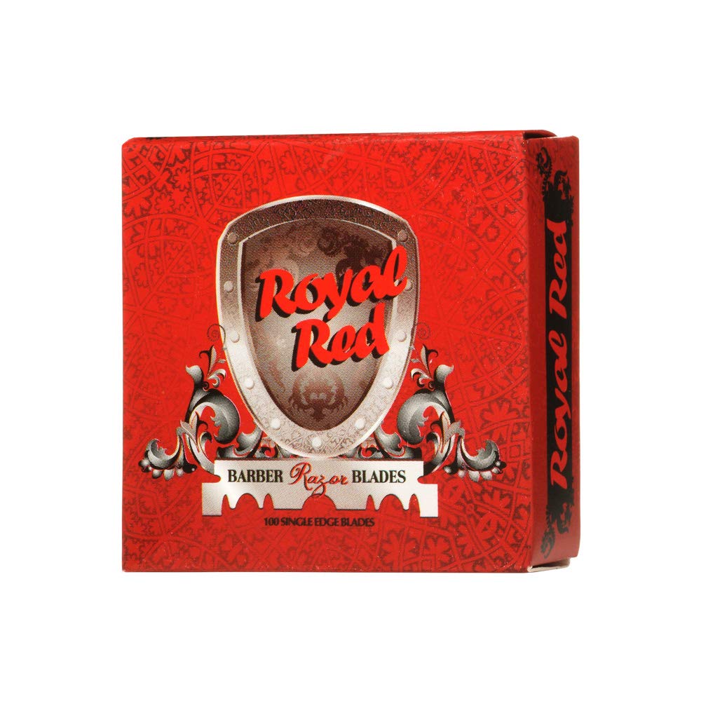 Royal Red Single Edge Blades for Barbers and Stylists Beauty and Personal Care MD