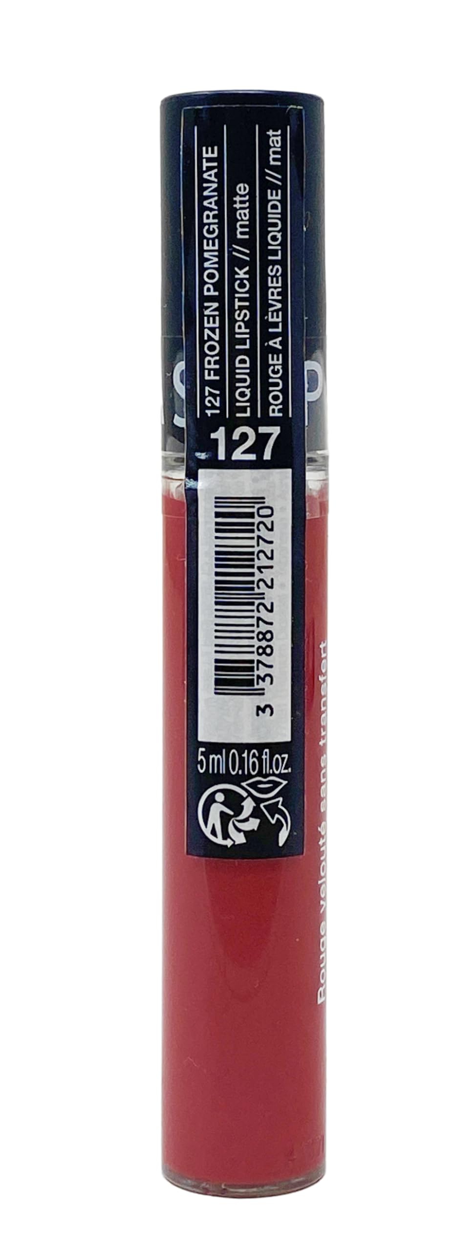SEPHORA Collection Cream Lip Stain - 127 Frozen Pomegranate (matte berry red) 0.16 oz. / 5 mL Beauty & Personal Care SEPHORA