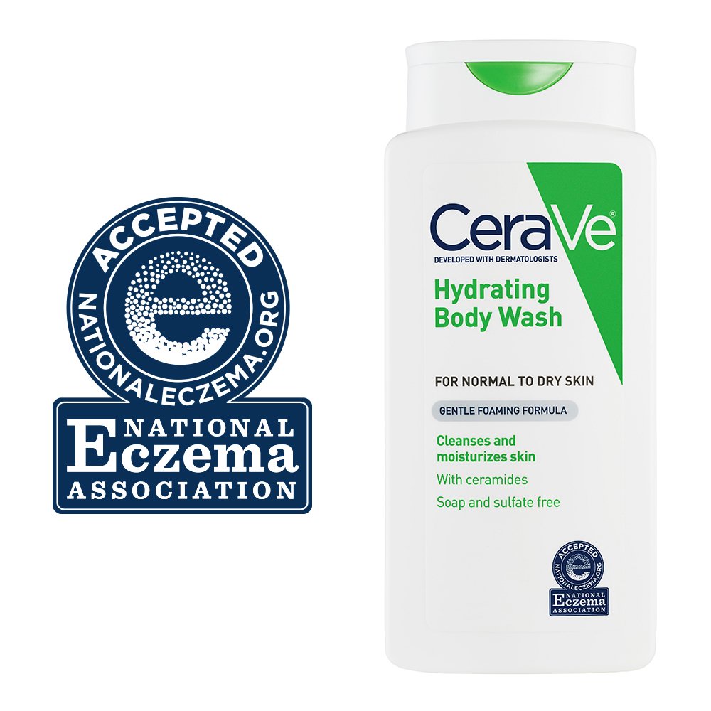 CeraVe Body Wash for Dry Skin | 10 Ounce | Moisturizing Body Wash with Hyaluronic Acid | Sulfate & Fragrance Free Beauty & Personal Care CeraVe
