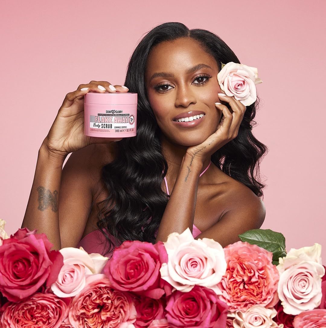 Soap & Glory Original Pink Exfoliating Body Scrub - Body Exfoliator & Dead Skin Remover with Mandarin Extract for Smooth, Radiant Skin - Rose Beauty & Personal Care Soap & Glory