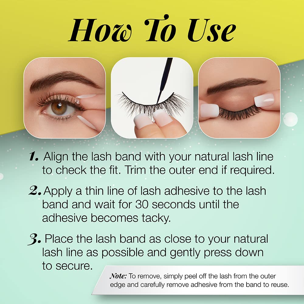 Ardell Active Lashes Speedy - Long-Lasting False Eyelashes, Sweat-Resistant, Natural Look Lashes for Active Wear Beauty & Personal Care Ardell