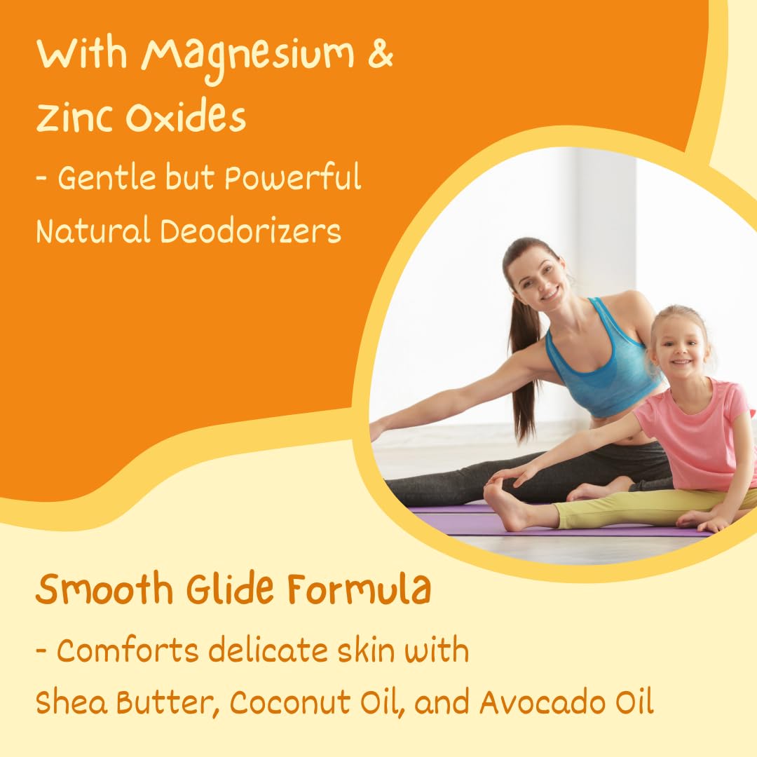 MONA BRANDS 100% Natural Kids Deodorant for Boys and Girls - Safe Deodorant for Kids - No Baking Soda, Aluminum or Synthetic Scents - Hypoallergenic Beauty and Personal Care MONA