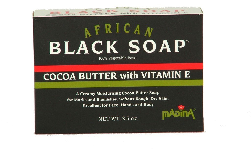 Cocoa Butter Black Soap Beauty & Personal Care Madina