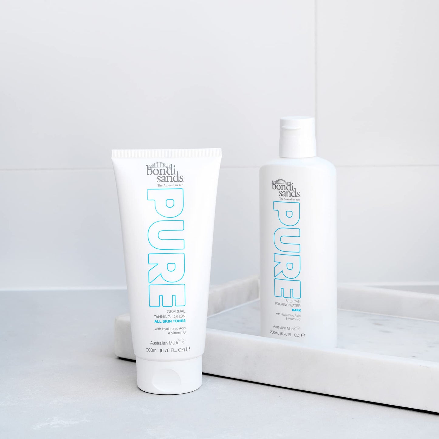 Bondi Sands PURE Gradual Tanning Lotion | Hydrates with Hyaluronic Acid for a Glowing Tan, Fragrance Free, Cruelty Free, Vegan | 6.76 Oz/200 mL Beauty & Personal Care Bondi Sands
