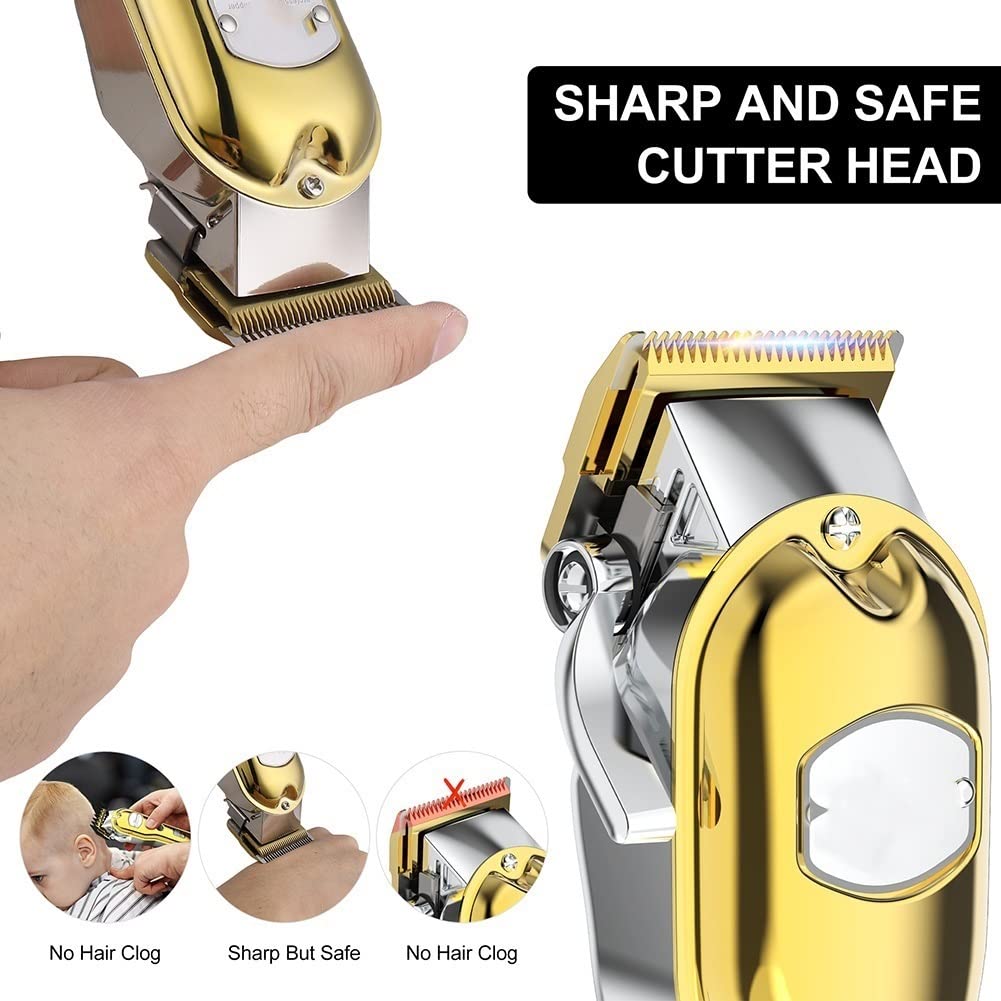 QDKVTNDJZ Hair Clippers for Men, Professional Trimmer for Cutting Machine with 10 Colorful Guide Combs Waterproof Beauty and Personal Care QDKVTNDJZ