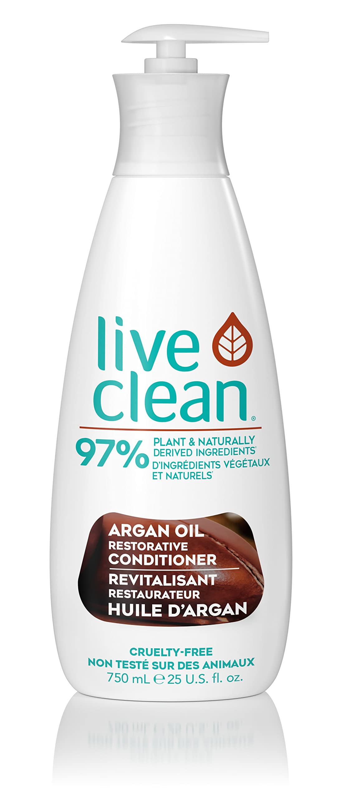 LIVE CLEAN Argan Oil Conditioner, 750 ML Beauty & Personal Care Live Clean